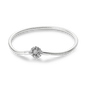 Silver Plated Stars Heart Shape Butterflies Clover Clasp Bracelet for Women Fit Original Charms Beads DIY Making Gift