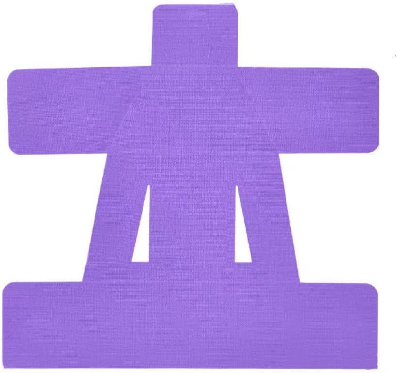 10 - Count Pre - Cut Kinesiology Tape for Shoulder Pain Relief, Waterproof & Breathable, Elastic Athletic Tape for Shoulder Support & Muscle Sports（Super Good qualiey） (Purple) - 7DAY'S
