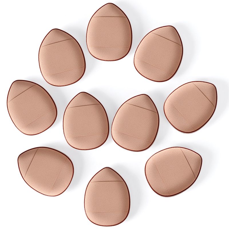 10 Pcs Mini Finger Puff Foundation Powder Detail Makeup Sponge Face Concealer Cream Blend Cosmetic Accessories Makeup Tools - 7DAY'S