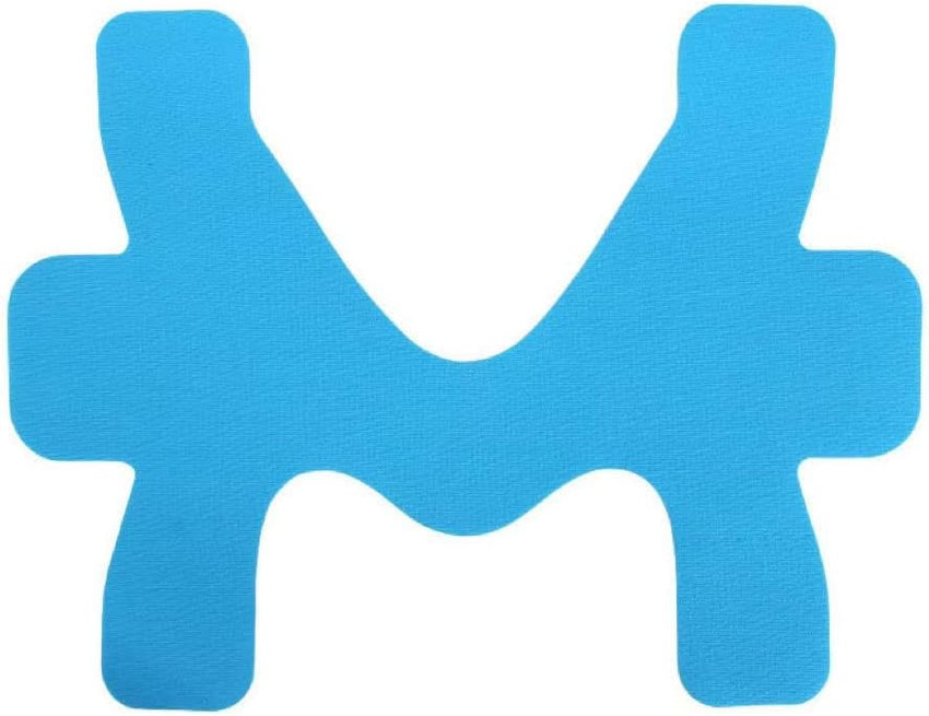 10 - Pcs Precut Kinesiology Tape for Ankle, Cotton Breathable Elastic Athletic Tape, Ankle Sprain Relief, Ligament & Muscle Support（Super Good qualiey） (Yellow) - 7DAY'S