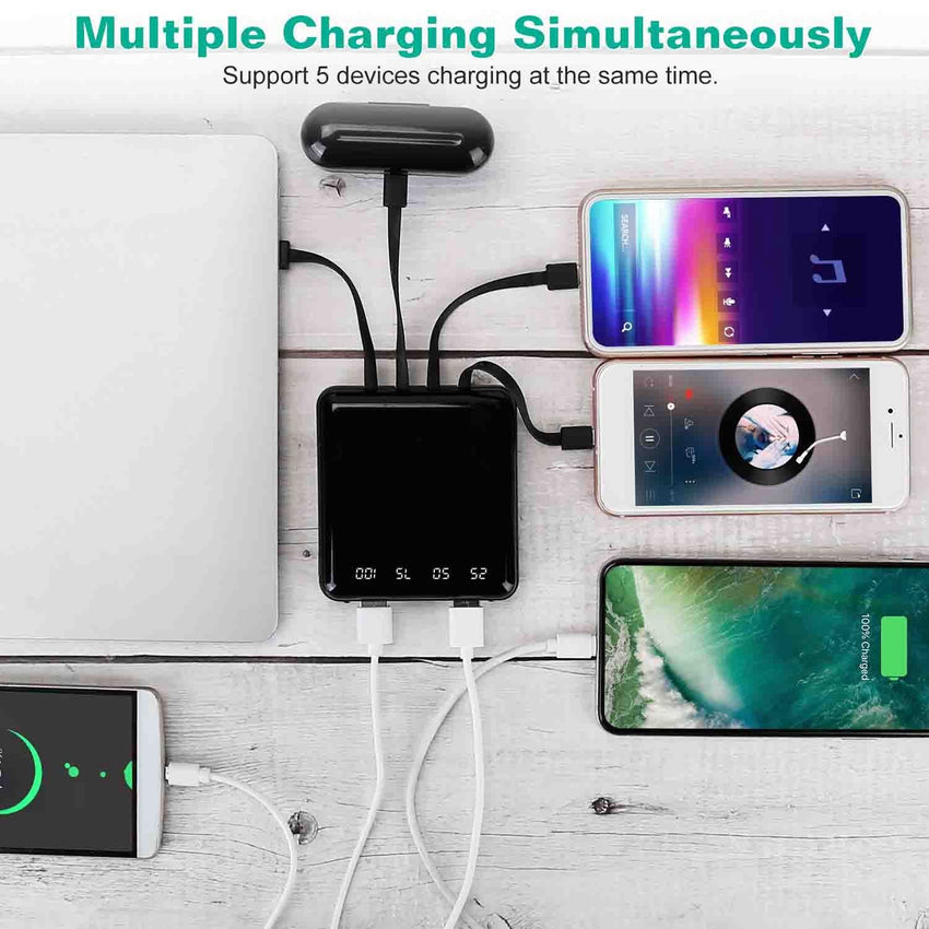 10000mAh Portable Charger Power Bank External Battery Pack - 7DAY'S