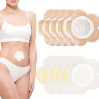 100pcs Belly Button Patches, Non - Woven Fabric Body Care Patches for Women, Adhesive Tape Fixation, Natural Ingredients Belly Care Products（Super Good qualiey） (100) - 7DAY'S