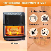 100pcs Disposable Air Fryer Liners, Non - stick Oil - proof Waterproof Parchment Paper, Multi - purpose for Baking & Air Fryer（Super good qualiey） - 7DAY'S