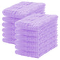 12 Pack Muslin Burp Cloths 100% Cotton Muslin Cloths Large 20''x10'' Extra Soft and Absorbent Baby Burping Cloth - White - 7DAY'S
