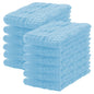 12 Pack Muslin Burp Cloths 100% Cotton Muslin Cloths Large 20''x10'' Extra Soft and Absorbent Baby Burping Cloth - White - 7DAY'S