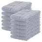 12 Pack Muslin Burp Cloths 100% Cotton Muslin Cloths Large 20''x10'' Extra Soft and Absorbent Baby Burping Cloth - White - 7DAY'S