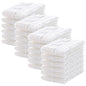 12 Pack Muslin Burp Cloths 100% Cotton Muslin Cloths Large 20''x10'' Extra Soft and Absorbent Baby Burping Cloth - White - 7DAY'S