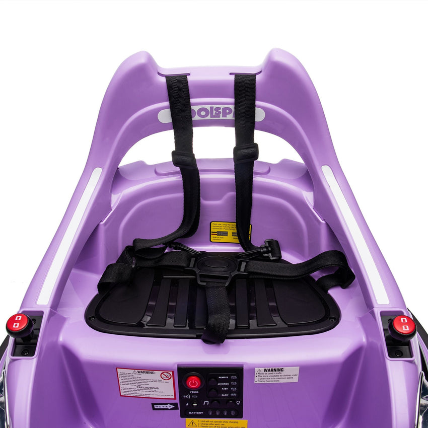 12V ride on bumper car for kids,electric car for kids,1.5 - 5 Years Old,W/Remote Control, LED Lights, Bluetooth & 360 Degree Spin, Vehicle body with anti - collision padding Five - point Safety Belt,2wd - 7DAY'S