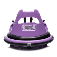 12V ride on bumper car for kids,electric car for kids,1.5 - 5 Years Old,W/Remote Control, LED Lights, Bluetooth & 360 Degree Spin, Vehicle body with anti - collision padding Five - point Safety Belt,2wd - 7DAY'S