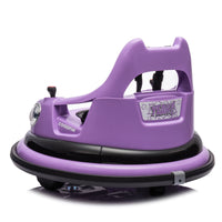 12V ride on bumper car for kids,electric car for kids,1.5 - 5 Years Old,W/Remote Control, LED Lights, Bluetooth & 360 Degree Spin, Vehicle body with anti - collision padding Five - point Safety Belt,2wd - 7DAY'S