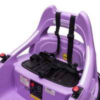12V ride on bumper car for kids,electric car for kids,1.5 - 5 Years Old,W/Remote Control, LED Lights, Bluetooth & 360 Degree Spin, Vehicle body with anti - collision padding Five - point Safety Belt,2wd - 7DAY'S