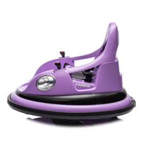 12V ride on bumper car for kids,electric car for kids,1.5 - 5 Years Old,W/Remote Control, LED Lights, Bluetooth & 360 Degree Spin, Vehicle body with anti - collision padding Five - point Safety Belt,2wd - 7DAY'S