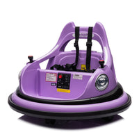 12V ride on bumper car for kids,electric car for kids,1.5 - 5 Years Old,W/Remote Control, LED Lights, Bluetooth & 360 Degree Spin, Vehicle body with anti - collision padding Five - point Safety Belt,2wd - 7DAY'S