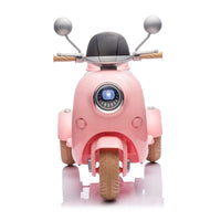 12V Two - seater Kids Ride On Level Up Electric Motorcycle,2wd,Three - wheel Toy w/Music,Bluetooth,USB,Backseat flip adult seat,Portable Storage Hooks&Oversized Trunk,LED Headlight For Kids 3 - 6. - 7DAY'S