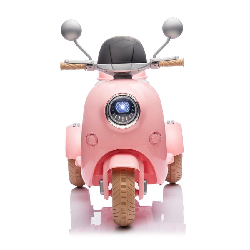 12V Two - seater Kids Ride On Level Up Electric Motorcycle,2wd,Three - wheel Toy w/Music,Bluetooth,USB,Backseat flip adult seat,Portable Storage Hooks&Oversized Trunk,LED Headlight For Kids 3 - 6. - 7DAY'S