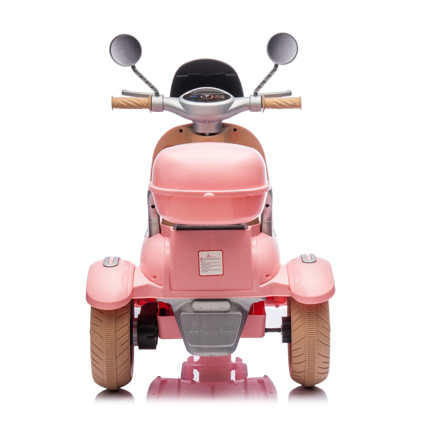 12V Two - seater Kids Ride On Level Up Electric Motorcycle,2wd,Three - wheel Toy w/Music,Bluetooth,USB,Backseat flip adult seat,Portable Storage Hooks&Oversized Trunk,LED Headlight For Kids 3 - 6. - 7DAY'S