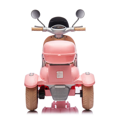 12V Two - seater Kids Ride On Level Up Electric Motorcycle,2wd,Three - wheel Toy w/Music,Bluetooth,USB,Backseat flip adult seat,Portable Storage Hooks&Oversized Trunk,LED Headlight For Kids 3 - 6. - 7DAY'S