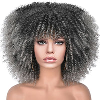 15Inch Curly Wigs for Black Women Afro Bomb Curly Wig - 7DAY'S