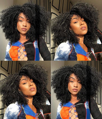 15Inch Curly Wigs for Black Women Afro Bomb Curly Wig - 7DAY'S