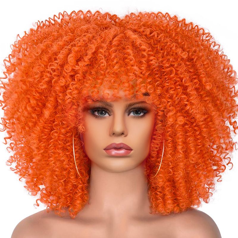 15Inch Curly Wigs for Black Women Afro Bomb Curly Wig - 7DAY'S