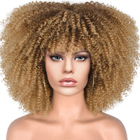 15Inch Curly Wigs for Black Women Afro Bomb Curly Wig - 7DAY'S