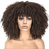 15Inch Curly Wigs for Black Women Afro Bomb Curly Wig - 7DAY'S