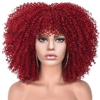 15Inch Curly Wigs for Black Women Afro Bomb Curly Wig - 7DAY'S