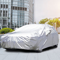 189x69x47in Full Car Cover All Weather UV Protection Automotive Cover 170T Outdoor Universal Full Cover For Sedans Up To 185in - 7DAY'S