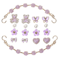 18Pcs Flower Shoe Chain Charms for Women, Bling Shoe Charms for Girls Clog Sandals, Girly Shoe Chains, DIY Shoe Decoration Accessories for Party Favor - 7DAY'S