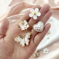 18Pcs Flower Shoe Chain Charms for Women, Bling Shoe Charms for Girls Clog Sandals, Girly Shoe Chains, DIY Shoe Decoration Accessories for Party Favor - 7DAY'S