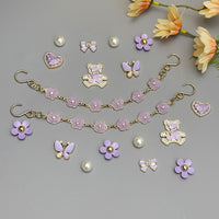 18Pcs Flower Shoe Chain Charms for Women, Bling Shoe Charms for Girls Clog Sandals, Girly Shoe Chains, DIY Shoe Decoration Accessories for Party Favor - 7DAY'S