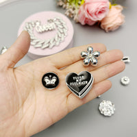 18Pcs Flower Shoe Chain Charms for Women, Bling Shoe Charms for Girls Clog Sandals, Girly Shoe Chains, DIY Shoe Decoration Accessories for Party Favor - 7DAY'S