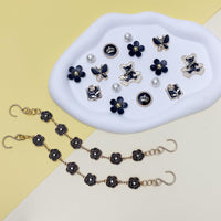 18Pcs Flower Shoe Chain Charms for Women, Bling Shoe Charms for Girls Clog Sandals, Girly Shoe Chains, DIY Shoe Decoration Accessories for Party Favor - 7DAY'S