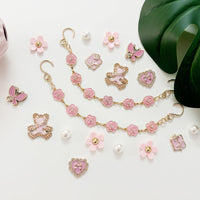 18Pcs Flower Shoe Chain Charms for Women, Bling Shoe Charms for Girls Clog Sandals, Girly Shoe Chains, DIY Shoe Decoration Accessories for Party Favor - 7DAY'S