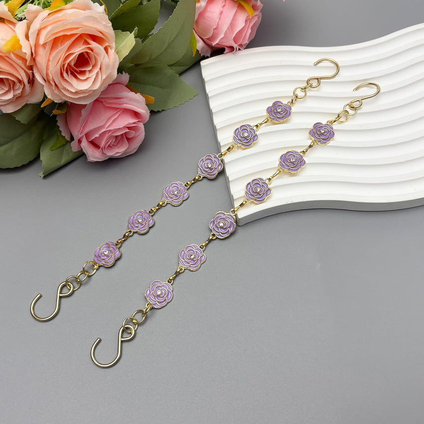 18Pcs Flower Shoe Chain Charms for Women, Bling Shoe Charms for Girls Clog Sandals, Girly Shoe Chains, DIY Shoe Decoration Accessories for Party Favor - 7DAY'S