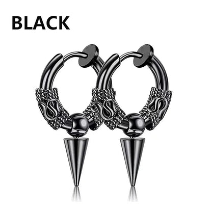 1Pair Fashion Cross Pendant Ear Clip Non Piercing Earrings Fake Earrings Gift for Men Women Jewelry - 7DAY'S