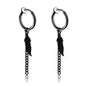 1Pair Fashion Cross Pendant Ear Clip Non Piercing Earrings Fake Earrings Gift for Men Women Jewelry - 7DAY'S