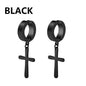 1Pair Fashion Cross Pendant Ear Clip Non Piercing Earrings Fake Earrings Gift for Men Women Jewelry - 7DAY'S