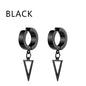 1Pair Fashion Cross Pendant Ear Clip Non Piercing Earrings Fake Earrings Gift for Men Women Jewelry - 7DAY'S