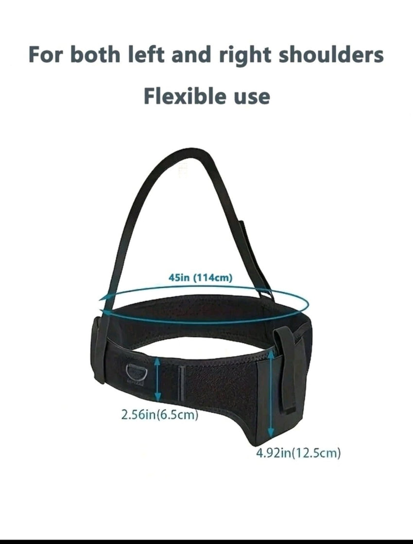 1pc Deep Conceal Shoulder Gun Holster, Unisex Armpit Pistol Holster, Adjustable For Left And Right Shoulder - 7DAY'S