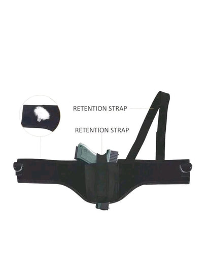 1pc Deep Conceal Shoulder Gun Holster, Unisex Armpit Pistol Holster, Adjustable For Left And Right Shoulder - 7DAY'S