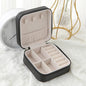 1PC Jewelry Organizer Display Travel Jewelry Zipper Case Boxes Earrings Necklace Ring Portable Jewelry Box Leather Storage - 7DAY'S