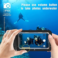 1pc Waterproof Cell Phone Pouch; Universal Sealing Case For Beach Swimming - 7DAY'S