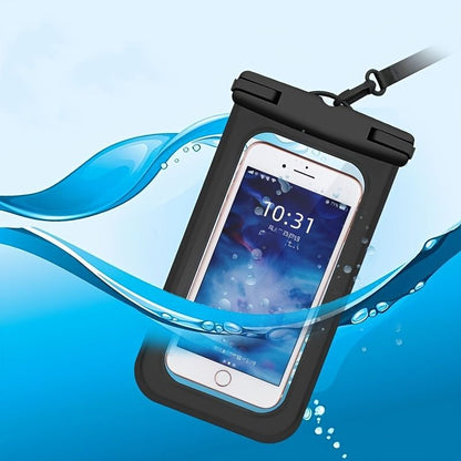 1pc Waterproof Cell Phone Pouch; Universal Sealing Case For Beach Swimming - 7DAY'S