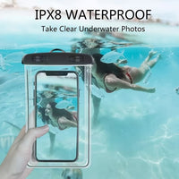 1pc Waterproof Cell Phone Pouch; Universal Underwater Sealing Case For Beach Swimming Pool - 7DAY'S