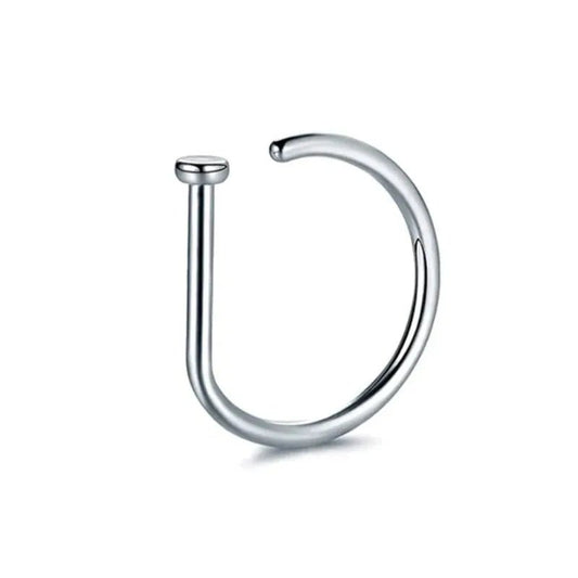 1pc Women Men Fake Piering Nose Ring Earrings, Fashion Punk Non Piercing Nose Clip Stainless Steel Septum Body Jewelry - 7DAY'S