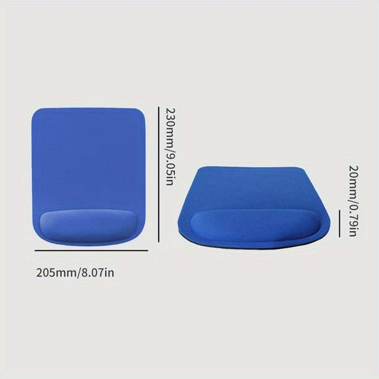 1pc Wrist Rest Pad, Wrist Guard Mouse Pad Wrist Pad For Computer PC Laptop, Office Desk Mat, Hand Rest Solid Color Wrist Rest For Gaming Typing - 7DAY'S