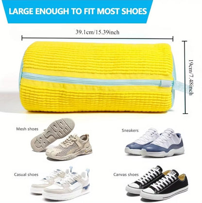 Shoe Washing Machine Bag: Shoe Bag for Washing Machine - Reusable Shoe Cleaning Bag for Sneaker Tennis Shoes Unstain