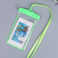1pcs Luminous PVC Cell Phone Waterproof Bag Transparent Fluorescent Diving Waterproof Case - 7DAY'S