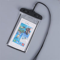 1pcs Luminous PVC Cell Phone Waterproof Bag Transparent Fluorescent Diving Waterproof Case - 7DAY'S